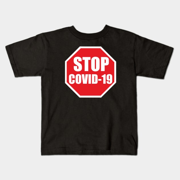 covid 19 Kids T-Shirt by teemarket